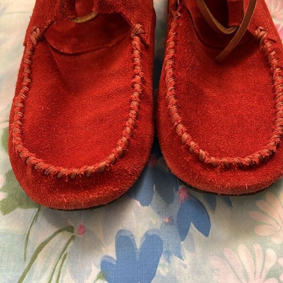 Lands End Chukka Moccasin Booties - 8 - Picture 3 of 11